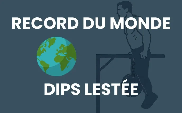 Record du monde dips lestée