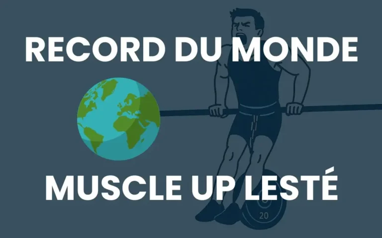 Record du monde muscle up lesté