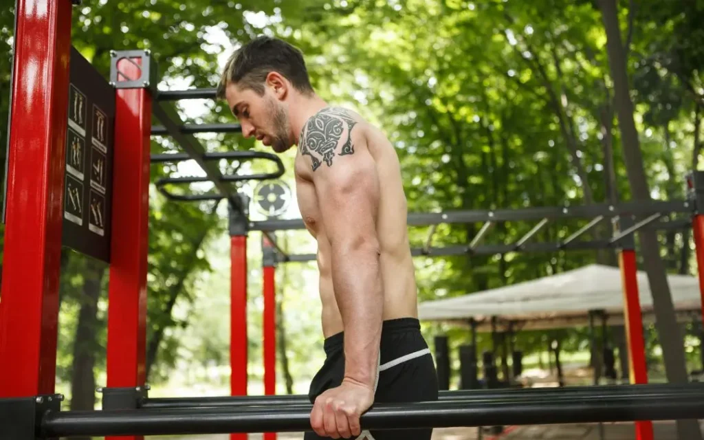 Dips technique progression