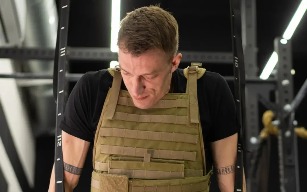 Weighted vest for training