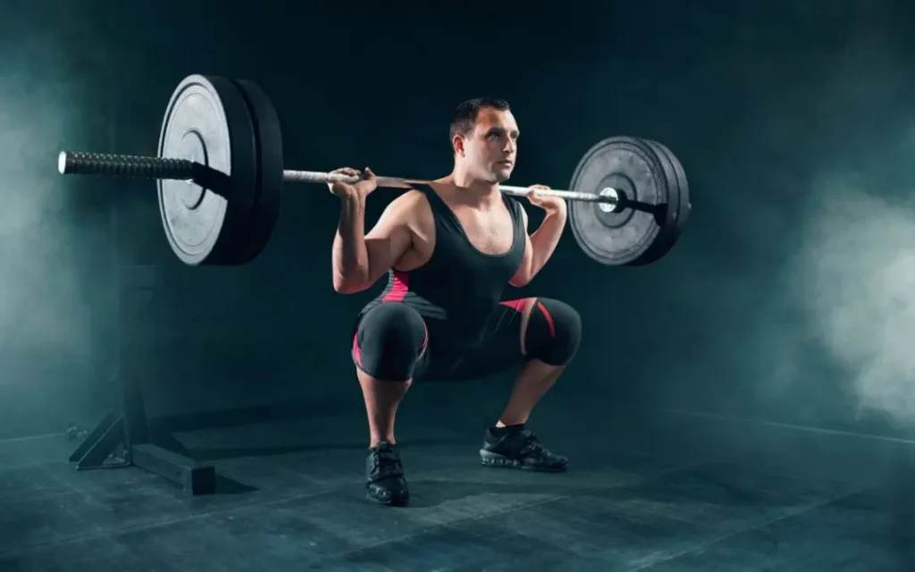 High bar squat