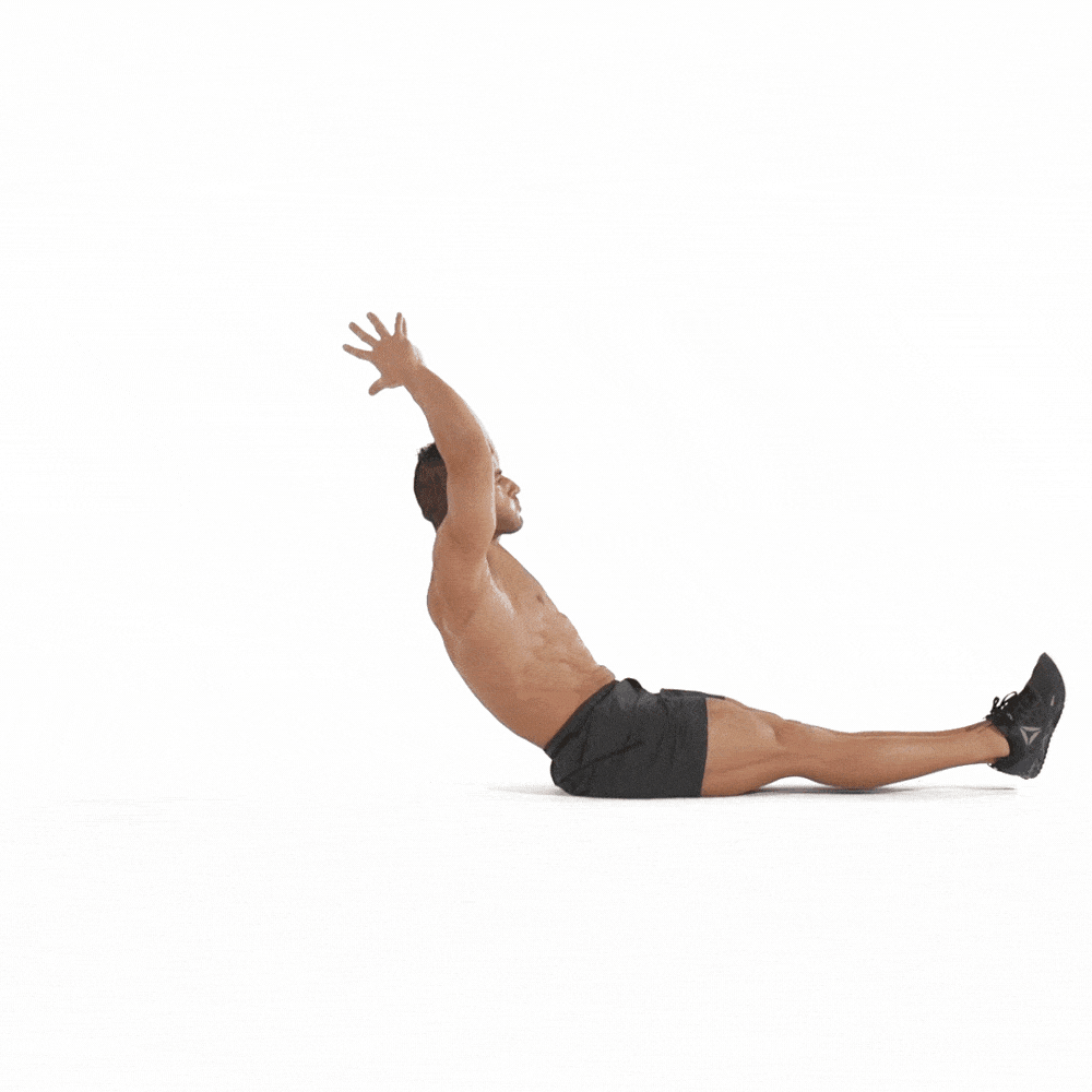 Hollow hold - movement execution