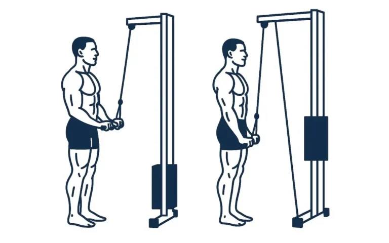 Extension triceps poulie basse