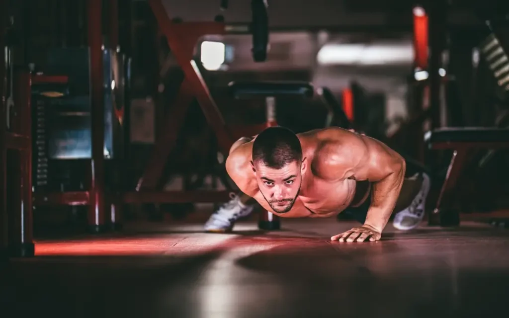 one-arm push-up movement