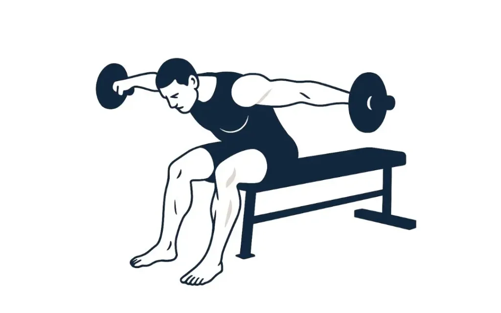 bent-over rear delt fly