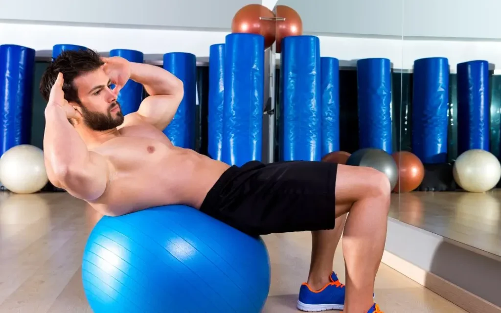 Swiss Ball Crunch