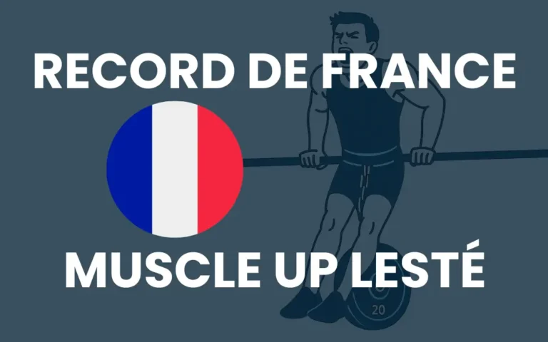 Record de france muscle up lesté
