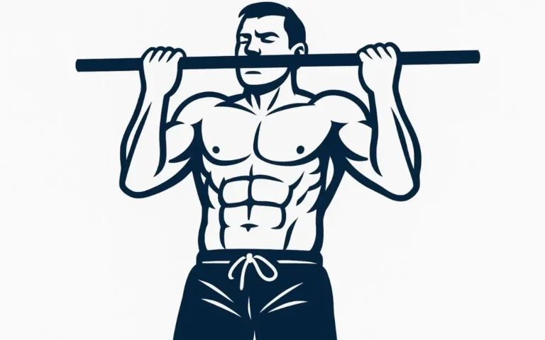 schéma et démonstration de l'exécution d'un chin-up biceps