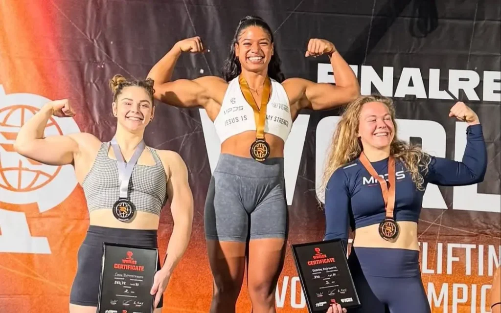 podium des championnats du monde de street lifting